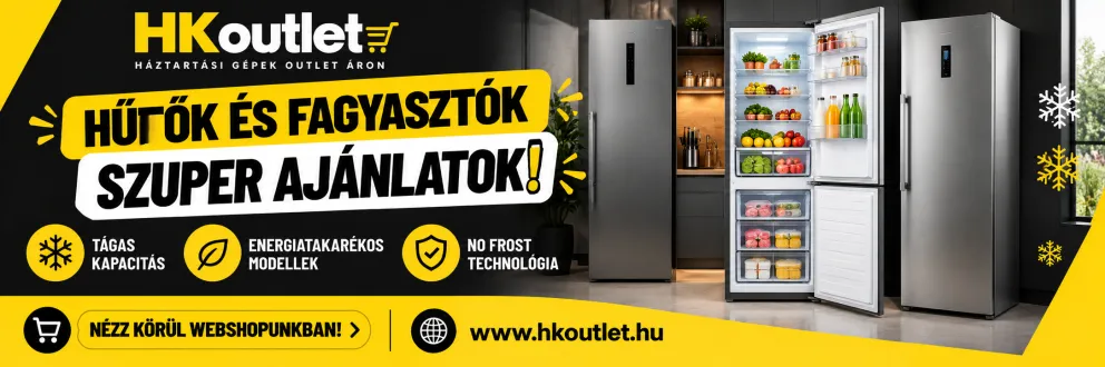 Hűtők és fagyasztók – Szuper ajánlatok!